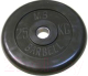 Диск для штанги MB Barbell d31мм 25кг (черный) - 