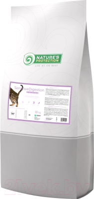Сухой корм для кошек Nature's Protection Sensitive Digestion / KIK24344 (18кг)
