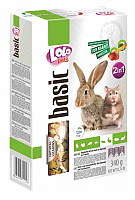 Корм для грызунов Lolo Pets LO-71124 овоще-фруктовый 2 в 1 (0.35кг) - 