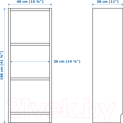 Стеллаж Ikea Билли 203.842.24