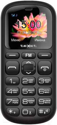 Мобильный телефон Texet TM-B221 (черный)