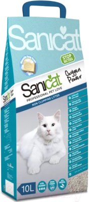 Наполнитель для туалета Sanicat Clean Oxygen Professional (10л)