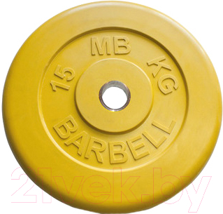 Диск для штанги MB Barbell d51мм 15кг