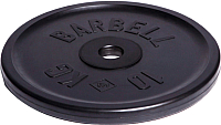 Диск для штанги MB Barbell Олимпийский d51мм 10кг (черный) - 