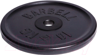 Диск для штанги MB Barbell Олимпийский d51мм 10кг (черный)