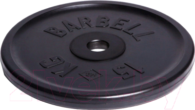 Диск для штанги MB Barbell Олимпийский d51мм 15кг (черный)