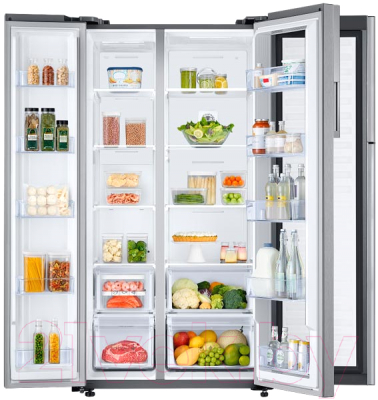 Холодильник с морозильником Samsung RH62K6017S8