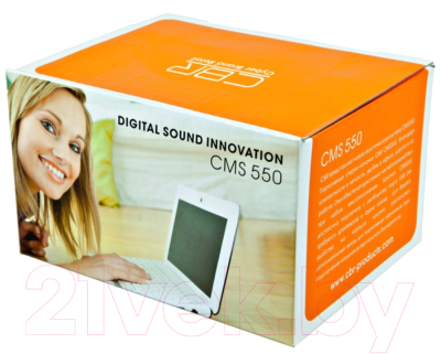 Мультимедиа акустика CBR CMS-550 (белый)