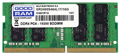 Оперативная память DDR4 Goodram GR2400S464L17/16G
