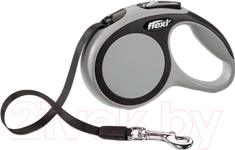 Поводок-рулетка Flexi New Comfort 5м (L, антрацит)