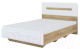 Полуторная кровать Мебель-Неман Леонардо МН-026-10-140 (белое дерево/дуб сонома) - 