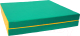 Гимнастический мат KMS sport Складной №10 1x1.5x0.1м (зеленый/желтый) - 