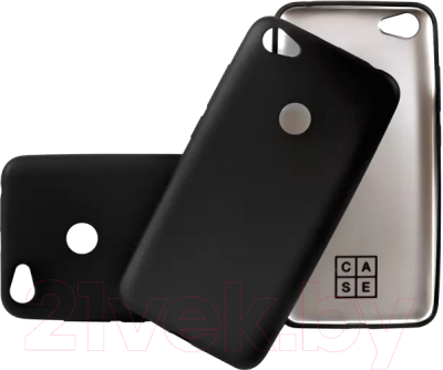 Чехол-накладка Case Deep Matte для Redmi Note 5A Prime (черный матовый)
