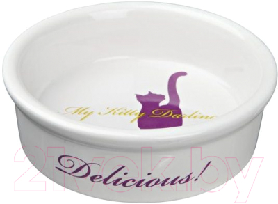 Миска для животных Trixie My Kitty Darling Ceramic 24654 - производитель не маркирует товар по цвету