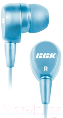 Наушники BBK EP-1430S (голубой)
