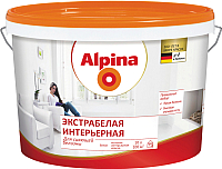 Краска Alpina Экстрабелая интерьерная (5л, белый) - 