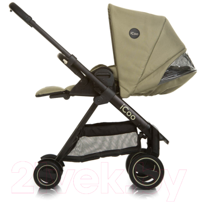 Детская универсальная коляска iCoo Acrobat XL Plus 3 в 1 (diamond olive)