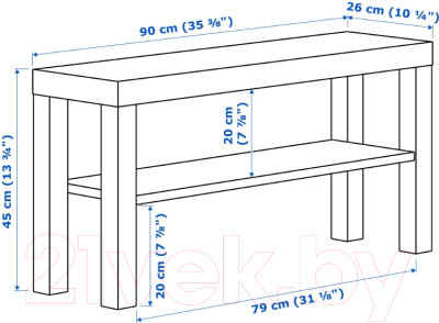 Тумба Ikea Лакк 604.199.38