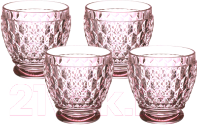 Набор стаканов Villeroy & Boch Boston Colored / 11-7309-1414 (4шт, розовый)