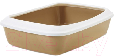 Туалет-лоток Savic Iriz 50 02640WIC (светло-коричневый/белый)