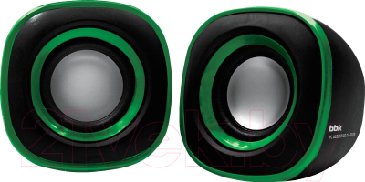 Мультимедиа акустика BBK CA-301S (черный/зеленый)