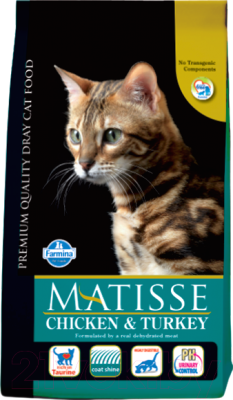 Сухой корм для кошек Farmina Matisse Chicken & Turkey (0.4кг)