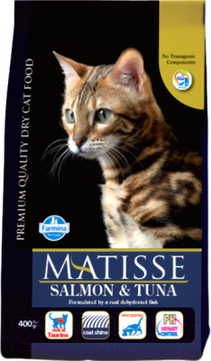 Сухой корм для кошек Farmina Matisse Salmon & Tuna (0.4кг)