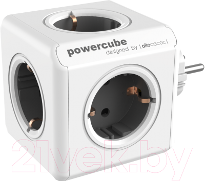 Электроразветвитель Allocacoc PowerCube Original 1100GY / DEORPC (белый/серый)