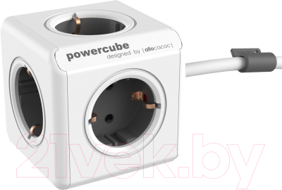 Электроразветвитель Allocacoc PowerCube Extended 1300GY / DEEXPC (1.5м, белый/серый)