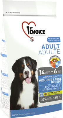 Сухой корм для собак 1st Choice Adult Medium & Large Breeds (20кг)
