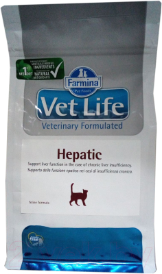 Сухой корм для кошек Farmina Vet Life Hepatic (0.4кг)