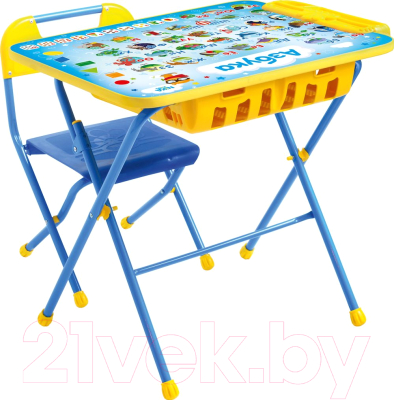 Комплект мебели с детским столом Ника КПУ2П/9 Азбука