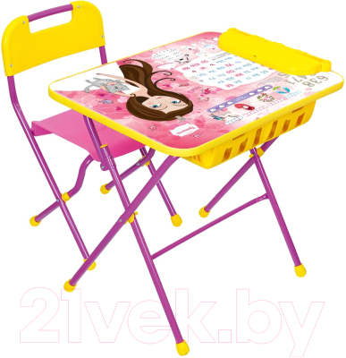 Комплект мебели с детским столом Ника КПУ2П/17 Принцесса