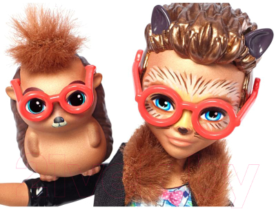 Кукла с аксессуарами Mattel Enchantimals Хиксби Ежик с питомцем / FJJ22