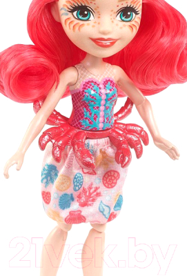 Кукла с аксессуарами Mattel Enchantimals Камео Краб с питомцами / FKV60
