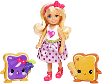 

Кукла с аксессуарами Barbie, Чeлси и сладости / FDJ09/FDJ10