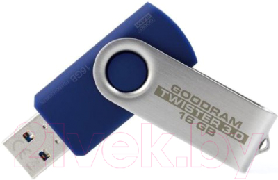 Usb flash накопитель Goodram Twister UTS2 16GB Blue (UTS2-0160NBBBX)