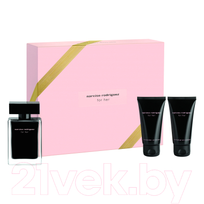 

Парфюмерный набор Narciso Rodriguez, For Her Туалетная вода 50мл+Лосьон 50мл+гель для душа 50мл