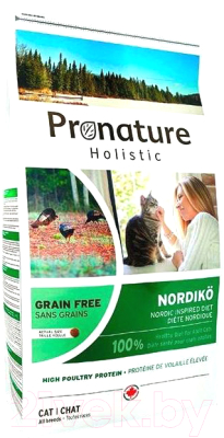 Сухой корм для кошек Pronature Holistic Grain Free Nordiko (0.34кг)