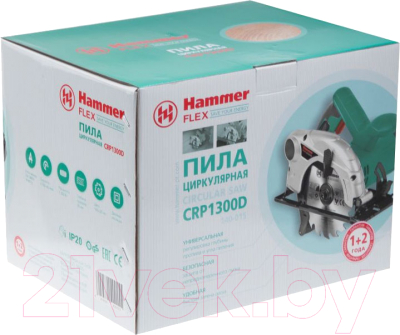 Дисковая пила Hammer Flex CRP1300D