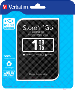 

Внешний жесткий диск Verbatim, Store 'n' Go 1TB / 53194