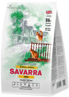 

Корм для кошек Savarra, Adult Hairball Control Duck & Rice