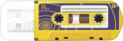 Usb flash накопитель Verbatim Mini Cassette Edition 32GB / 49393 (желтый)