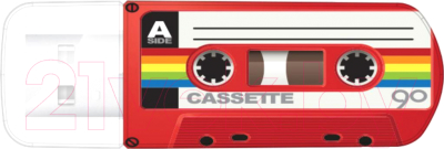 Usb flash накопитель Verbatim Mini Cassette Edition 32Gb / 49392 (красный)