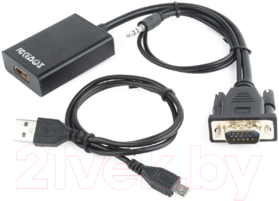 Конвертер цифровой Cablexpert A-VGA-HDMI-01