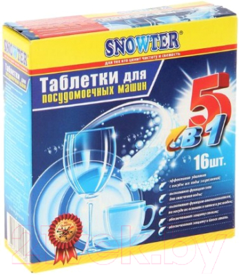 Таблетки для посудомоечных машин Snowter 16шт