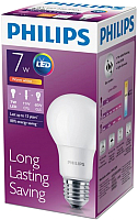 

Лампа Philips, LedBulb 7-60W E27 3000K 230V A60/PF