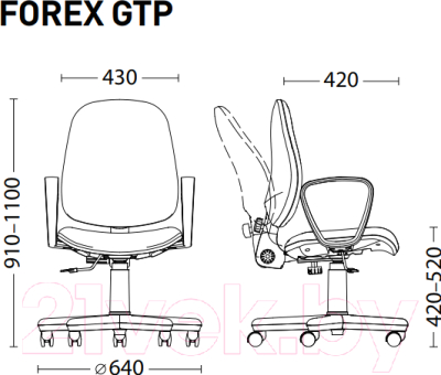 Кресло офисное Nowy Styl Forex GTP (V-2 Q)