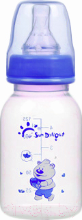 Бутылочка для кормления Sun Delight 31655 (125мл, синий)