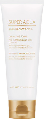 

Пенка для умывания, Super Aqua Cell Renew Snail Cleansing Foam регенерирующая